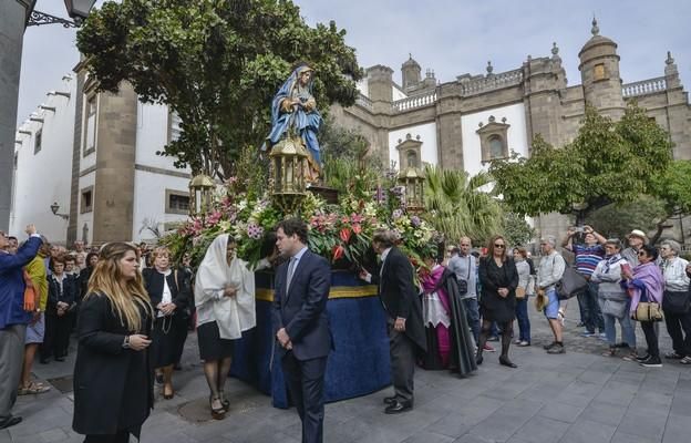 Procesión de Las Mantillas en Las Palmas