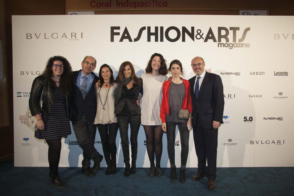 Gala de presentación de la revista Fashion & Arts Magazine en València.