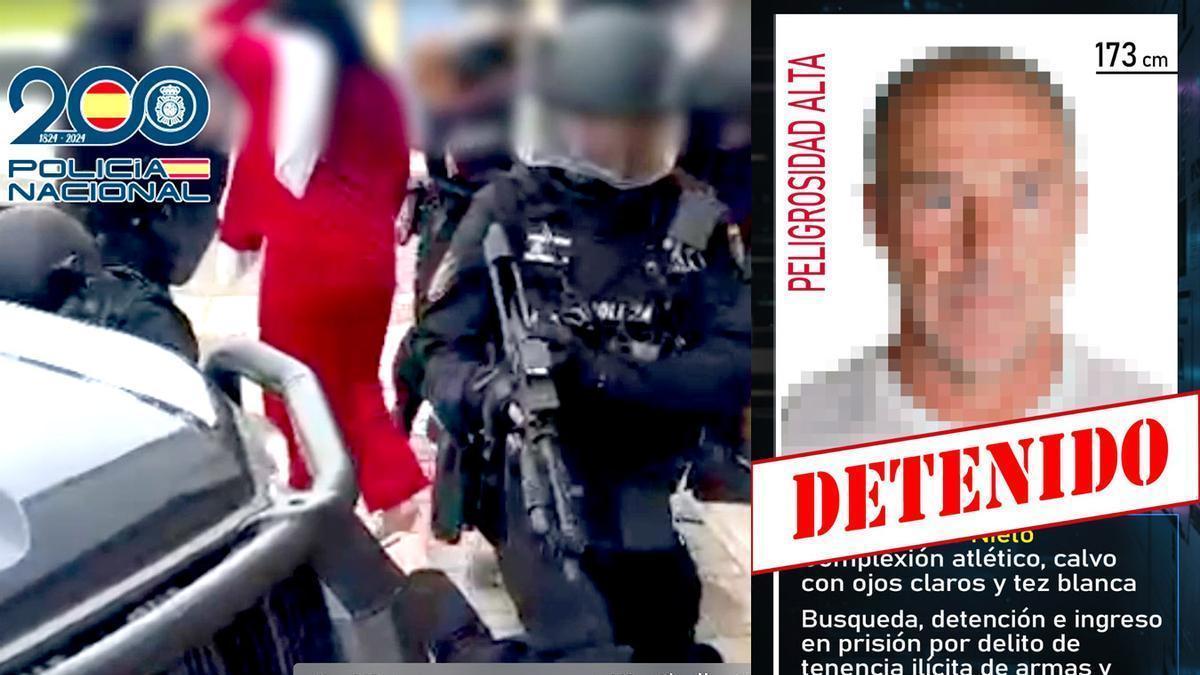 VÍDEO | Detenido uno de los fugitivos más buscados de España