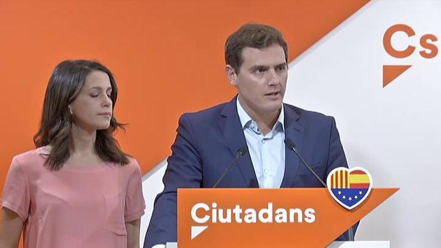 Rivera: "Puigdemont ha fracasado con el referéndum"