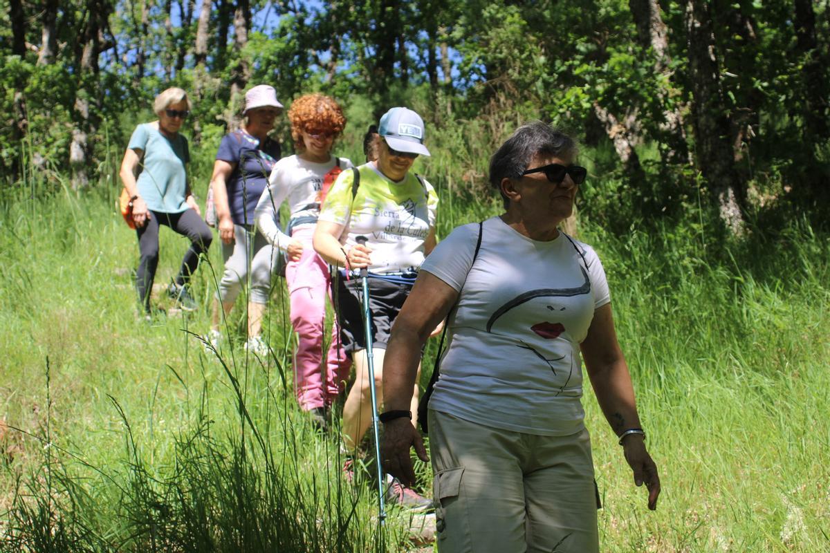 Alumnos senior de la Centro de Educación de Personas Adultas de Sanabria y Carballeda en la excursión
