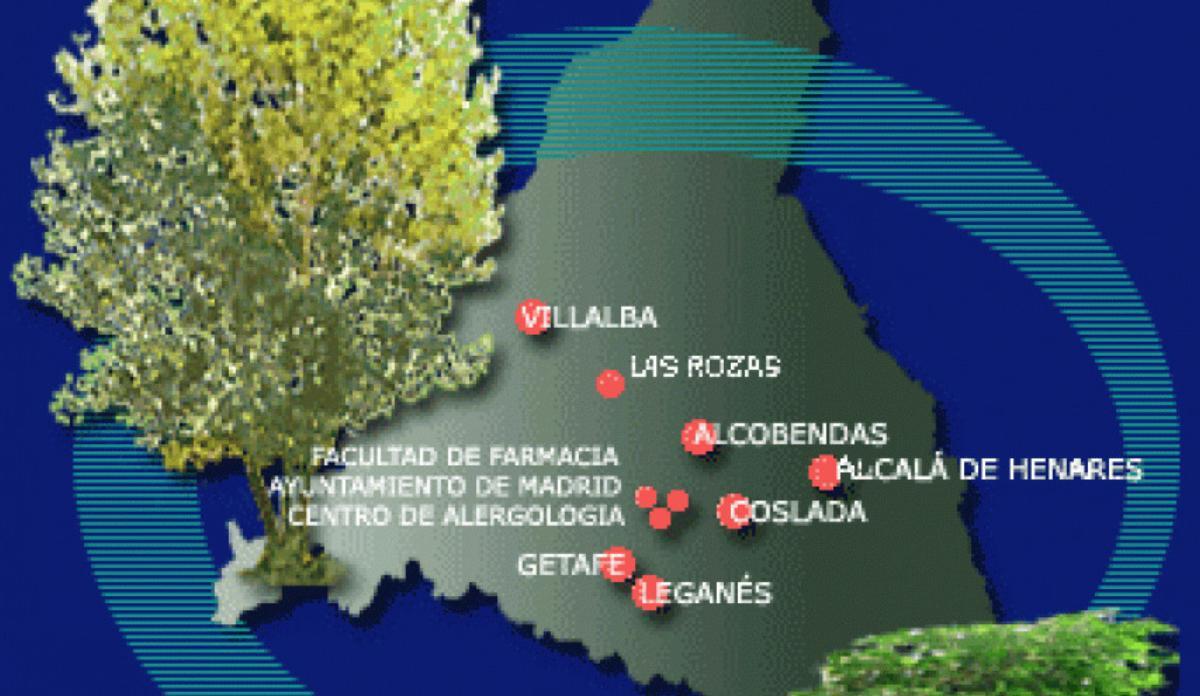 Los niveles de polen en la Comunidad de Madrid