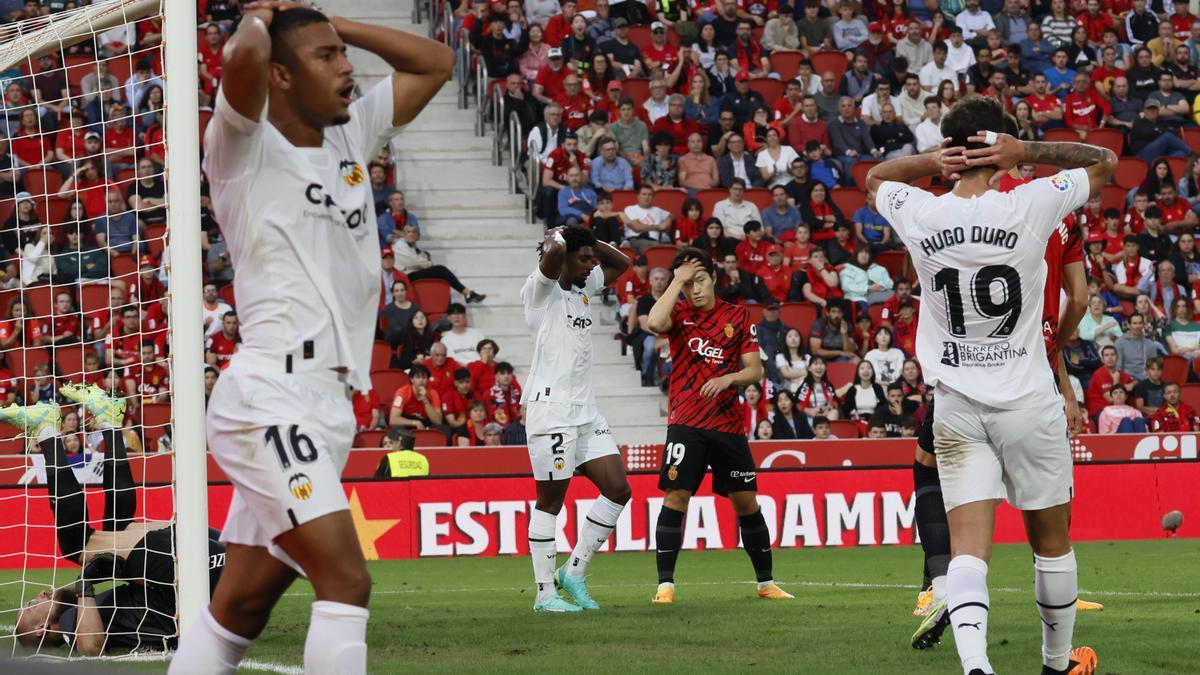 El Mallorca - Valencia CF, en imágenes