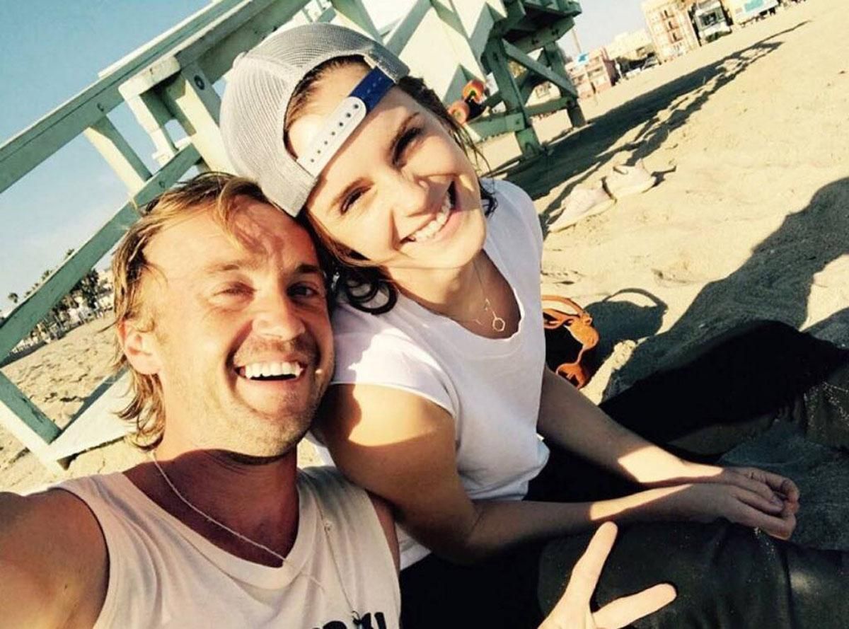 Tom Felton y Emma Watson