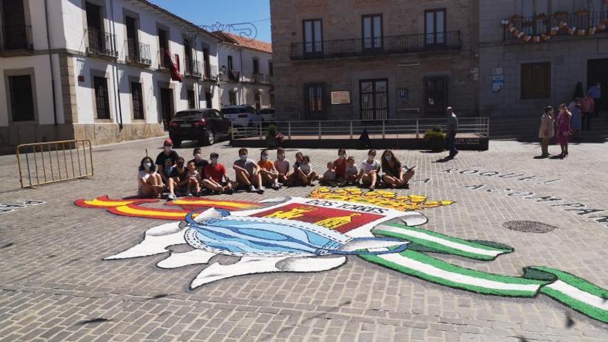 Alfombras de sal de Dos Torres en la pasada edición.