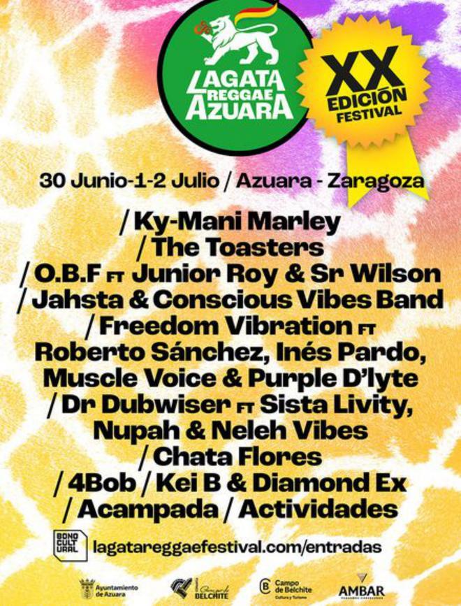 Cuenta atrás para el 20º Lagata Reggae Azuara