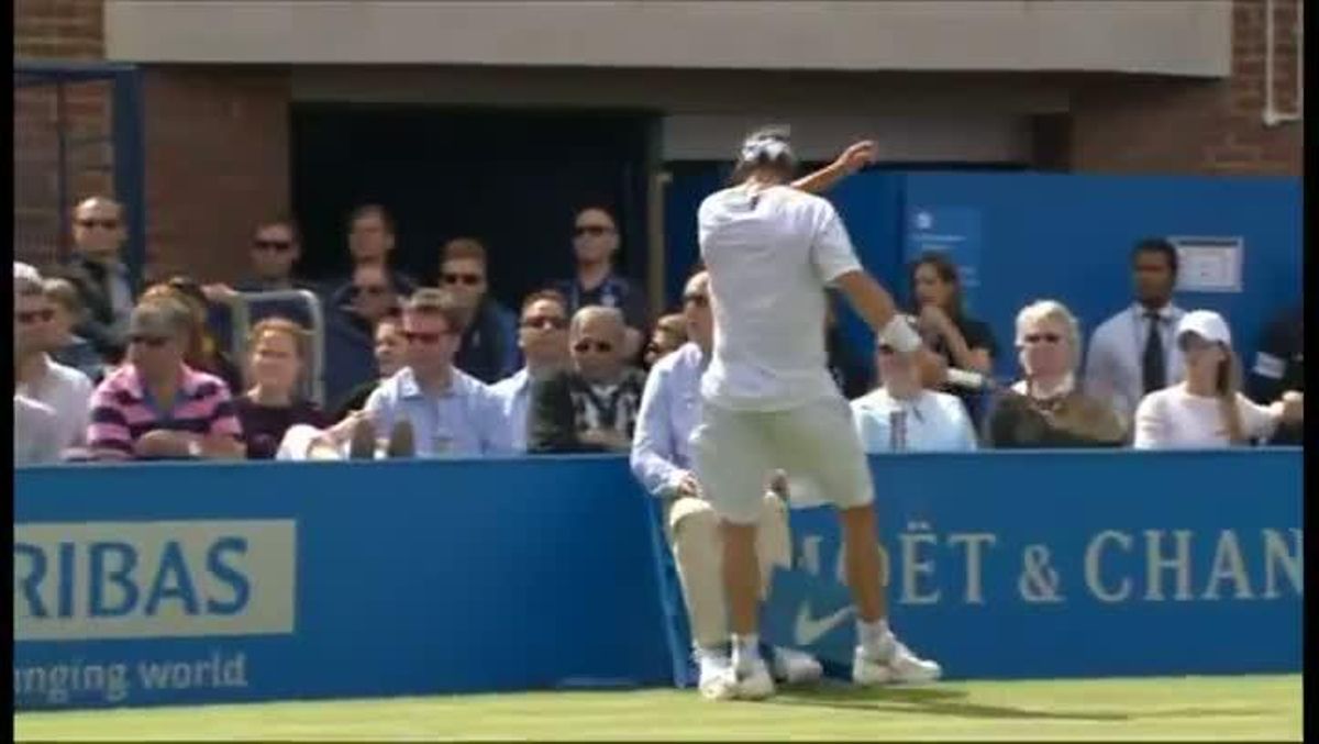 L’agressió de David Nalbandian a un jutge en el torneig de Queen’s