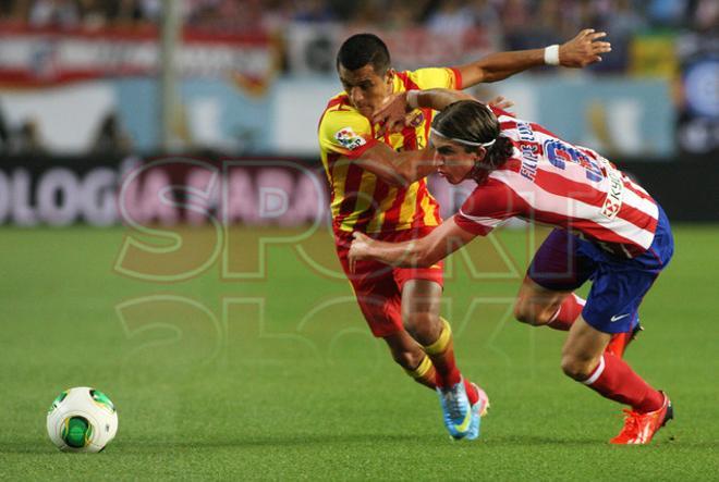 Atlético de Madrid, 1  -  F.C. Barcelona, 1