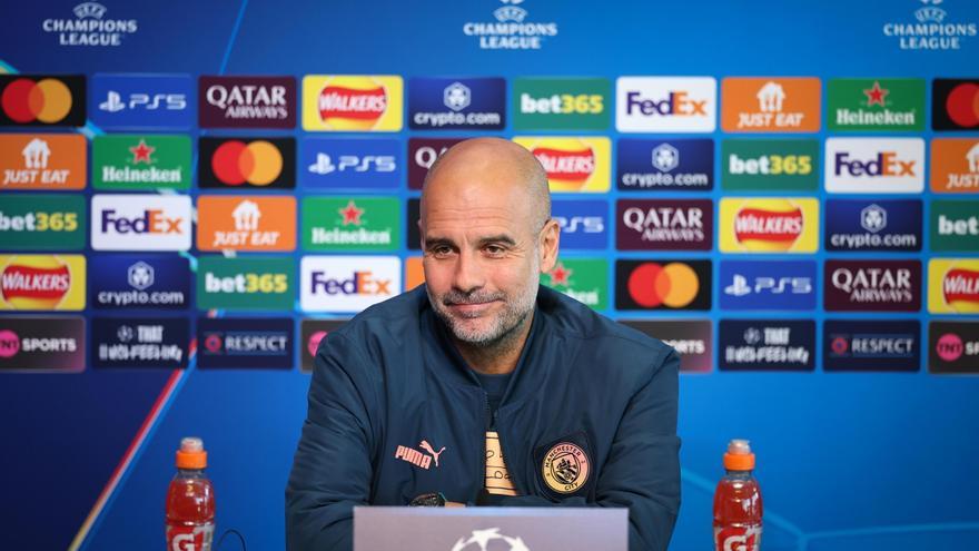 Guardiola bromea al compararse con Haaland: “Marqué 11 goles en el pasado..."