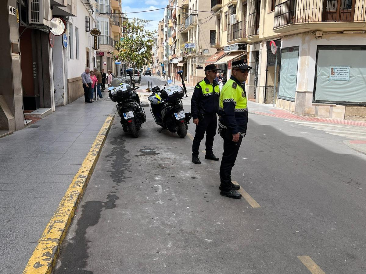 Agentes de la Policía Local de Lucena.