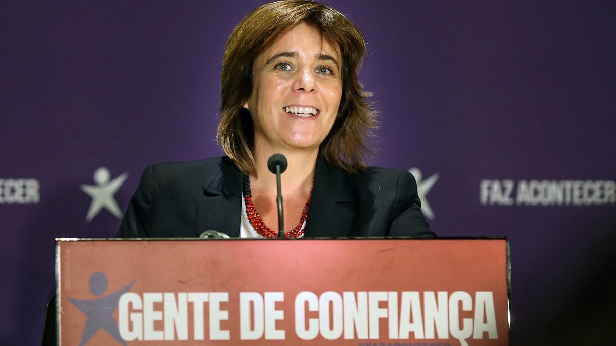 Catarina Martins, candidata del Bloco de Esquerda.