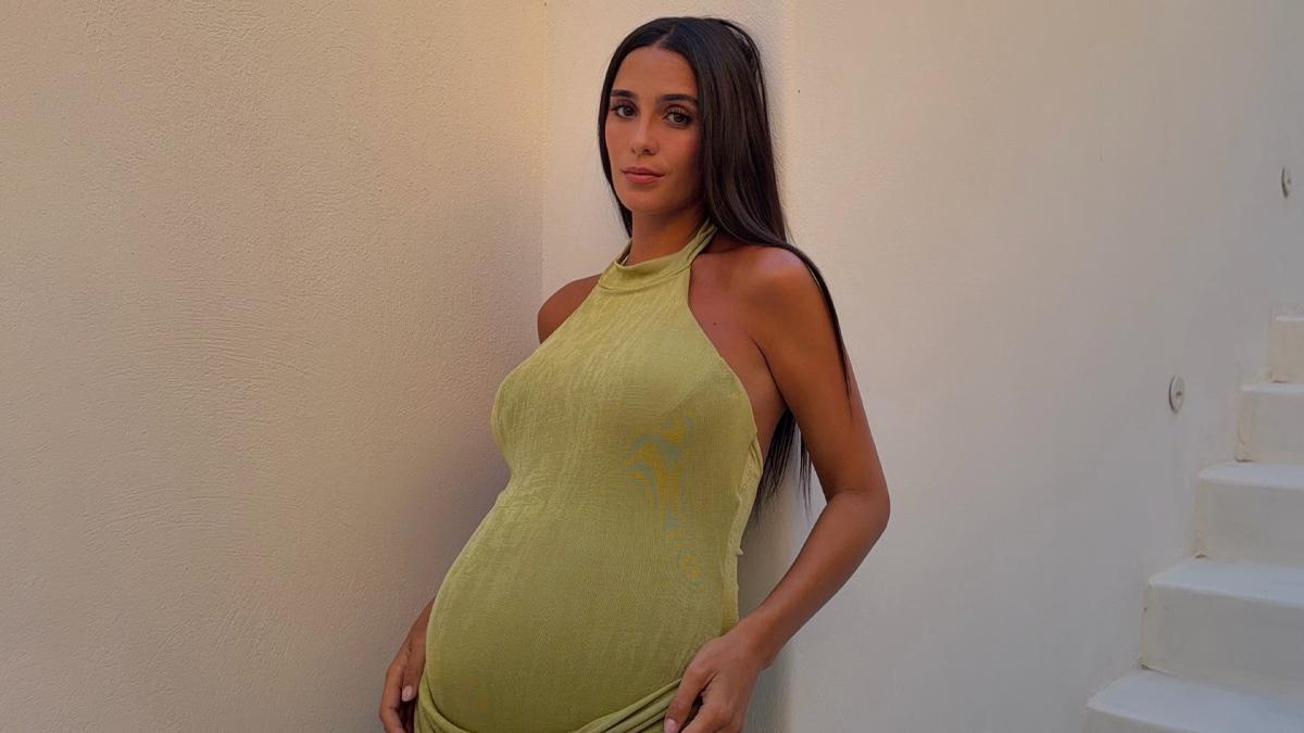 Claudia Martínez, embarazada de 31 semanas