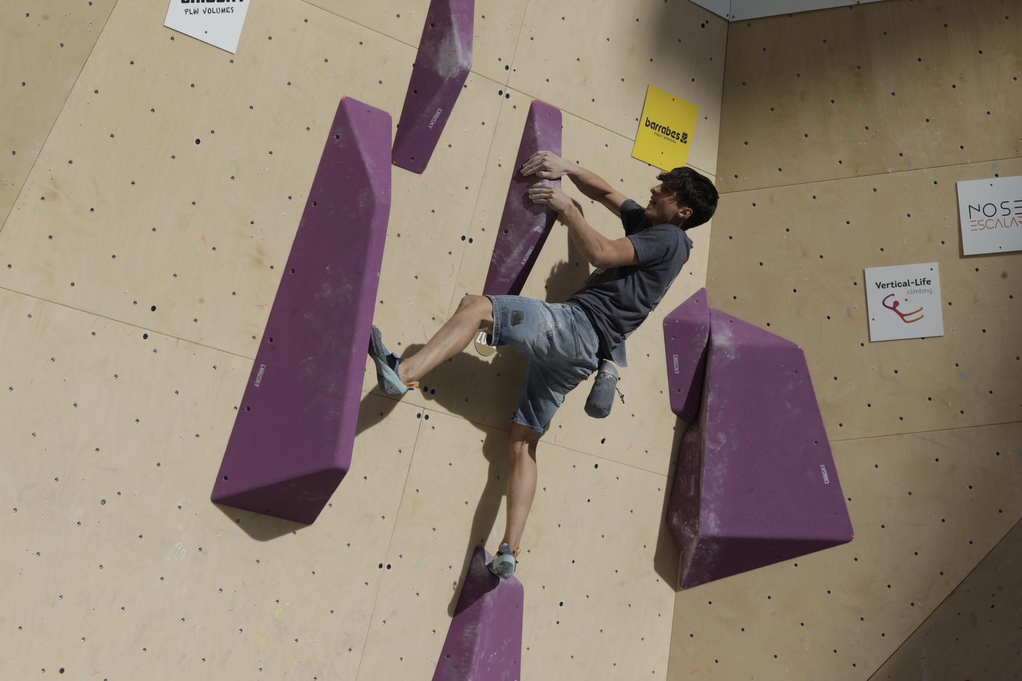 Así se vivió la primera prueba de la Copa de España de escalada en Oviedo