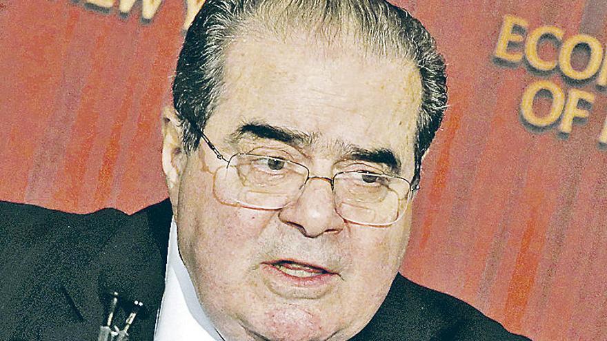 El juez Scalia, en una imagen del pasado día 8 en Nueva York. // Efe