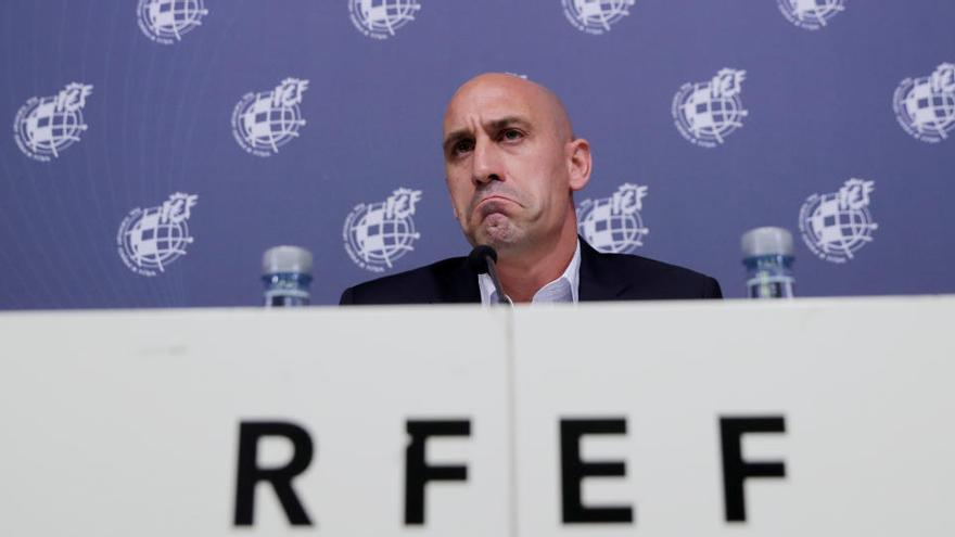 El presidente de la RFEF, Luis Rubiales