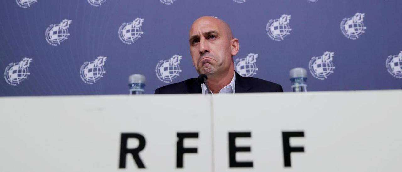 El presidente de la RFEF, Luis Rubiales