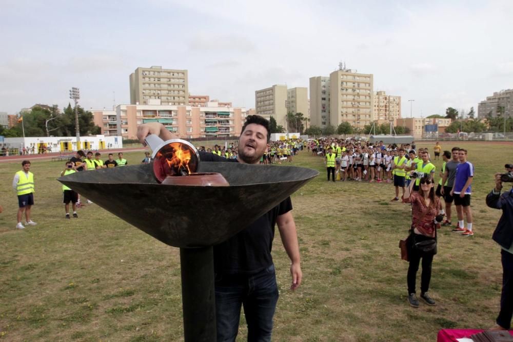 Competición escolar de Atletismo en Cartagena