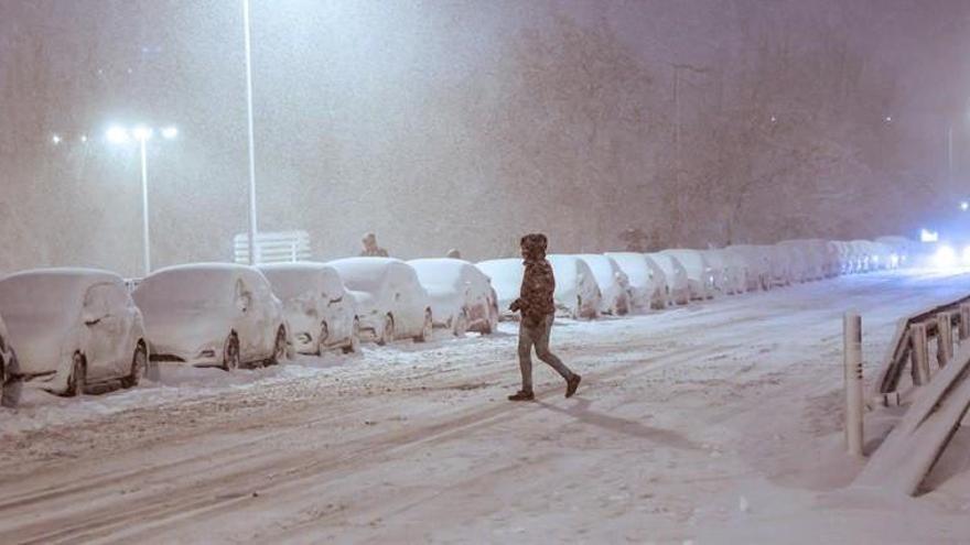 Madrid, colapsado por la nieve por la borrasca más grande del siglo XXI