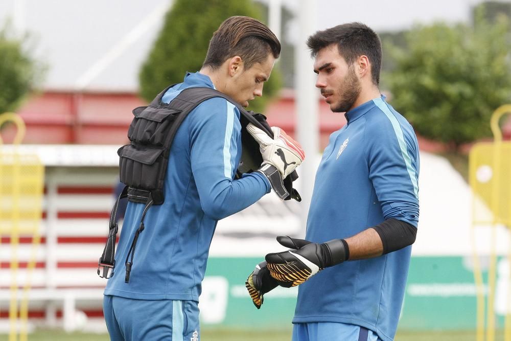 Entrenamiento del Sporting