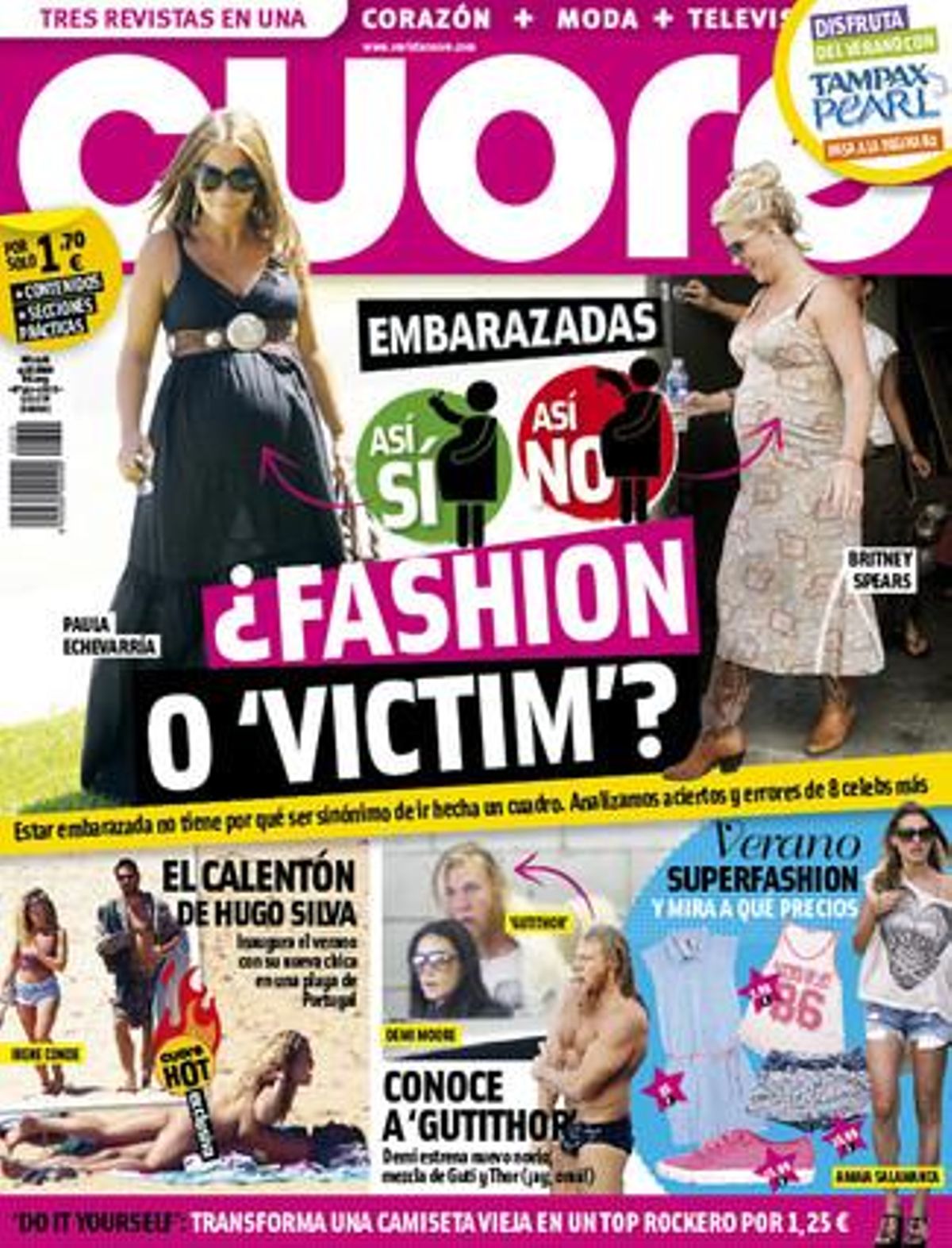 Portada de la revista Cuore. Portada de la revista Cuore.