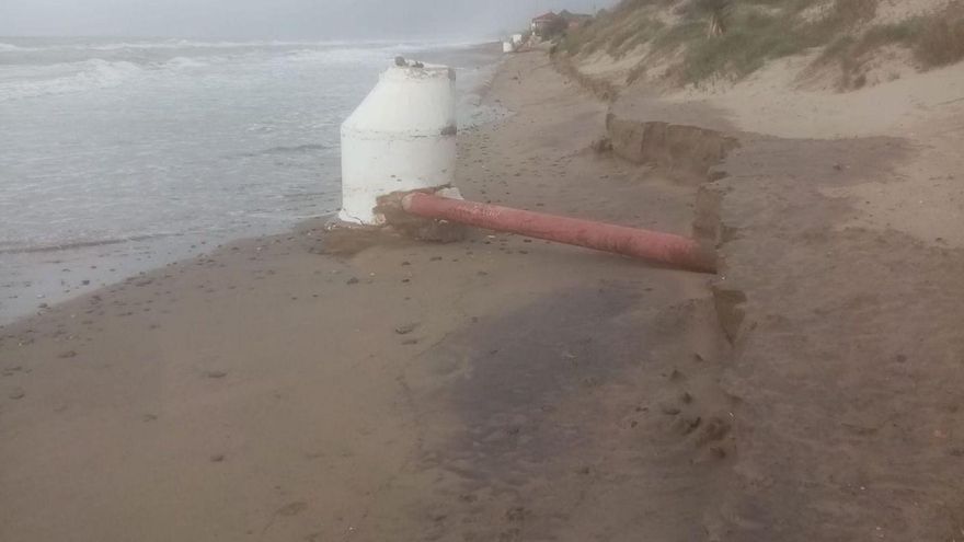 Marbella cifra en un 20% la arena perdida en las playas por el temporal