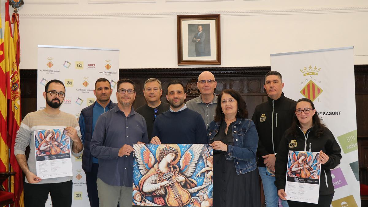 Presentación del ciclo de música en el ayuntamiento.