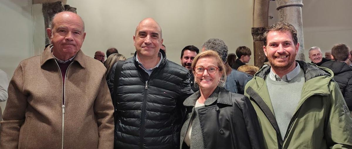 Antelmo Pujol, Angie Belchi y Rafa Salar.