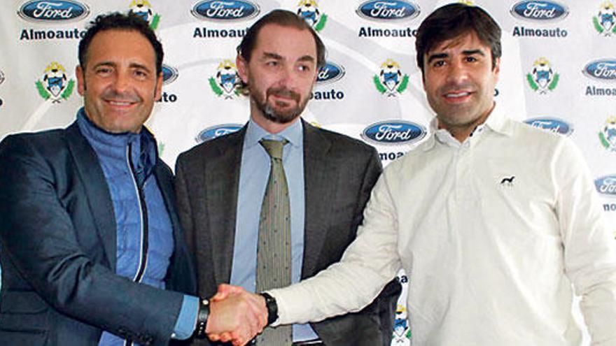 José Bordalás, ayer en su presentación como técnico del Alcorcón.