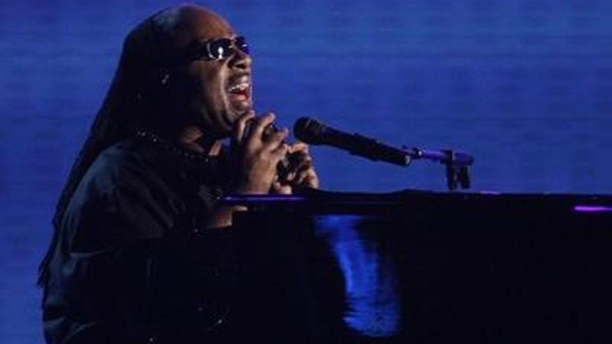 Fotografía de archivo de Stevie Wonder.