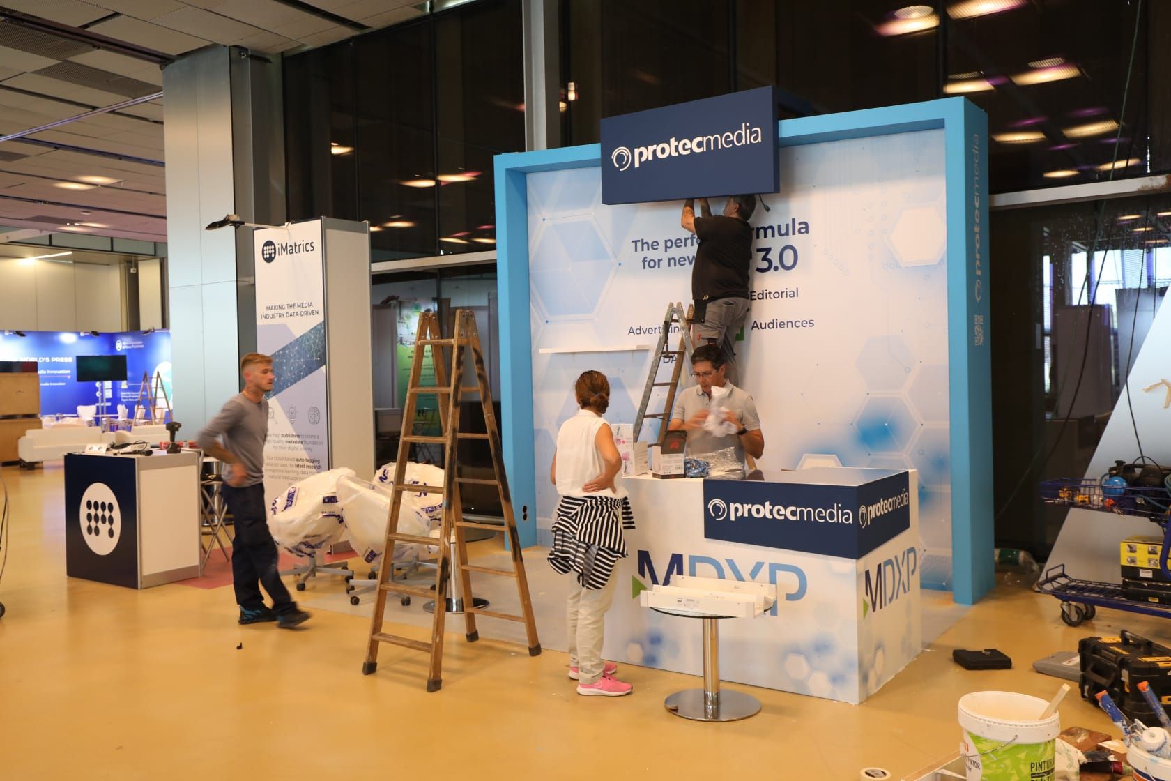 FOTOGALERÍA | Zaragoza se prepara para el Congreso Mundial de Medios de Comunicación 2022