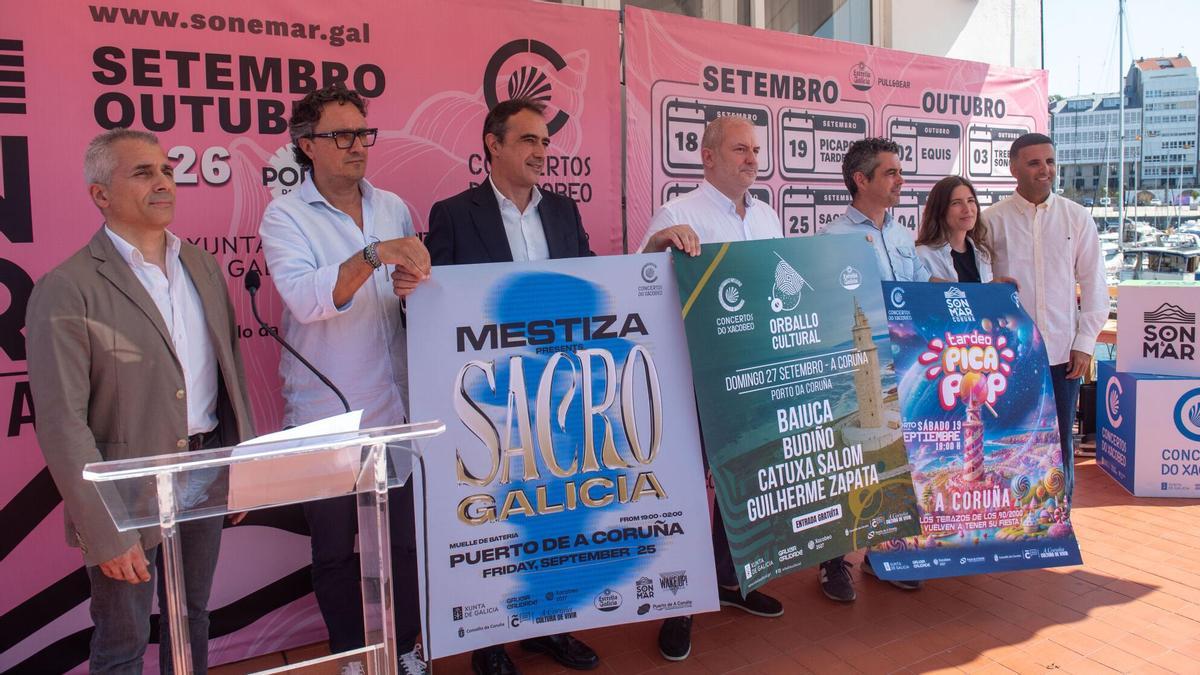 Presentación de la programación del festival Son&amp;Mar Coruña 2026 en el Náutico