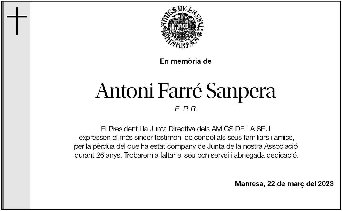 Antoni Farré Sanpera