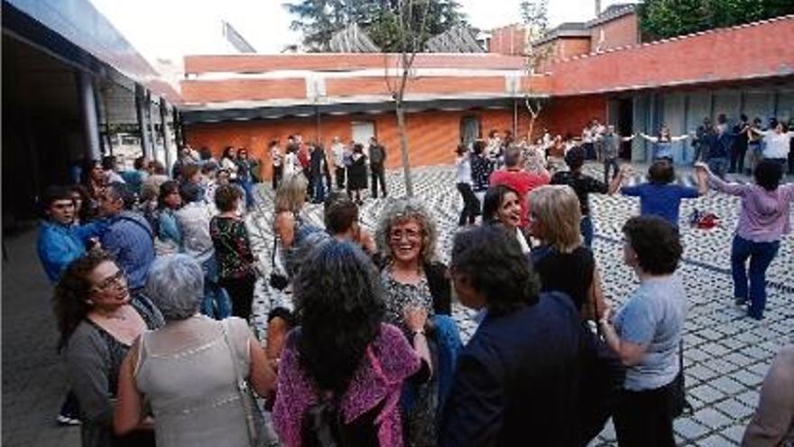 Festa d&#039;inauguració de les obres d&#039;ampliació de l&#039;institut Santiago Sobrequés.