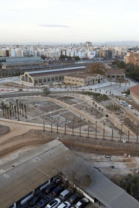 Estado actual de las obras del Parque Central