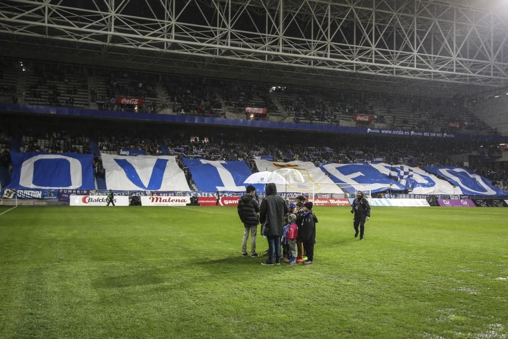 El partido entre el Real Oviedo y el Girona, en imágenes