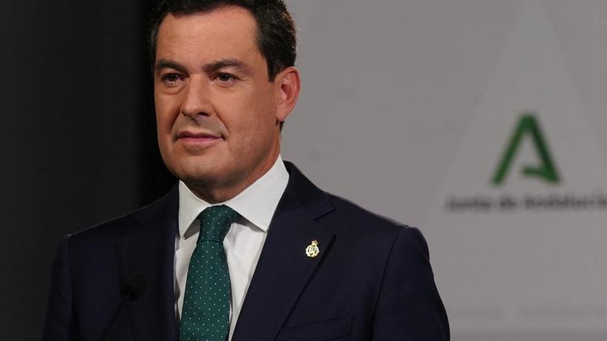 El presidente andaluz, Juanma Moreno.