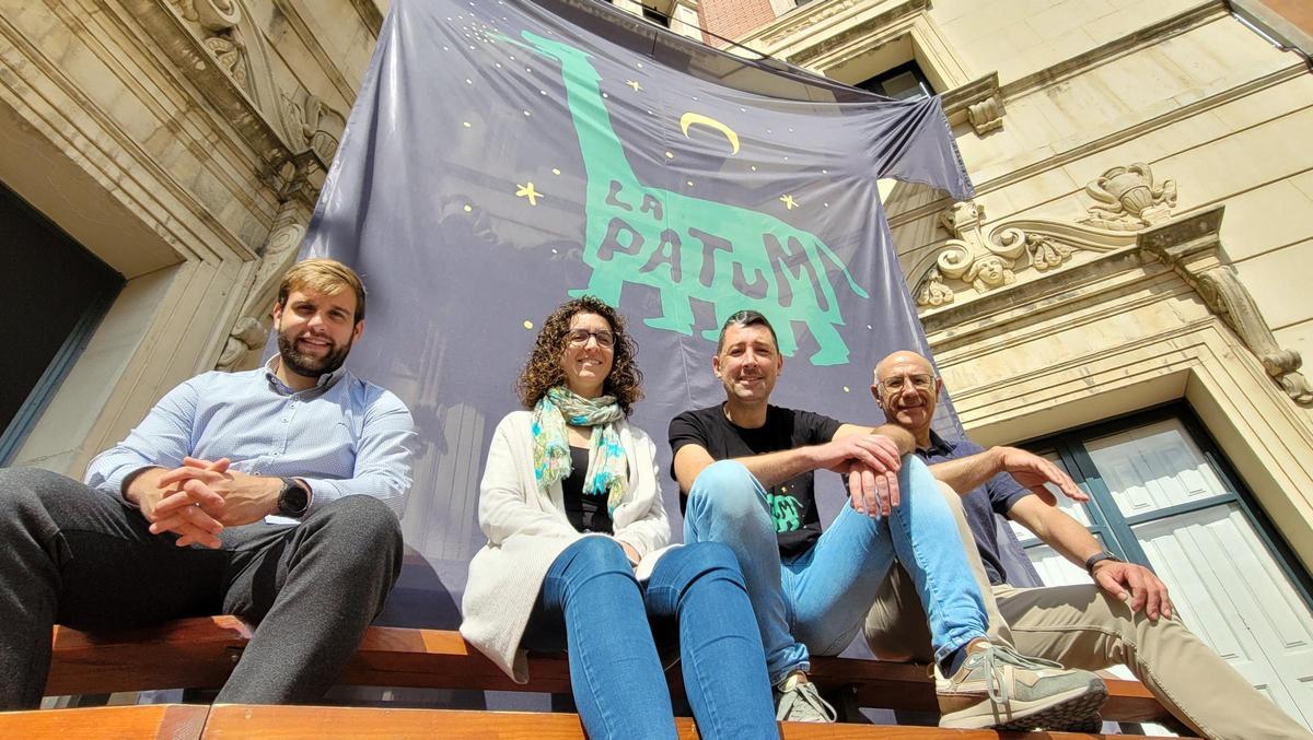 Caballé, Rodríguez, Sànchez i Masanas, en la presentació de la Patum 2026