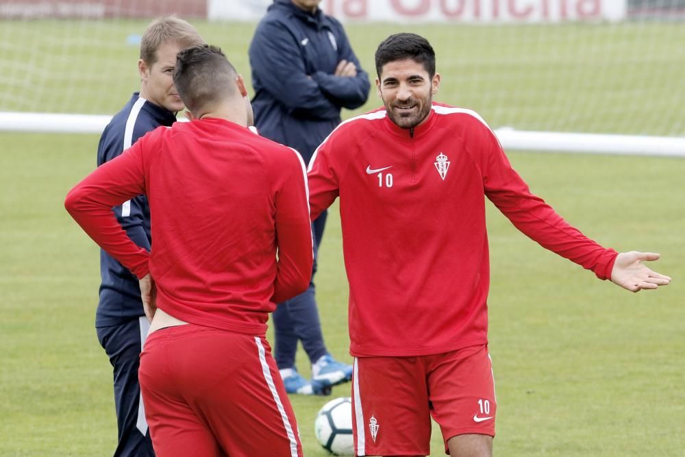 Entrenamiento del Sporting