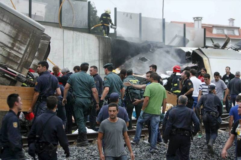 Fotogalería del accidente de Santiago