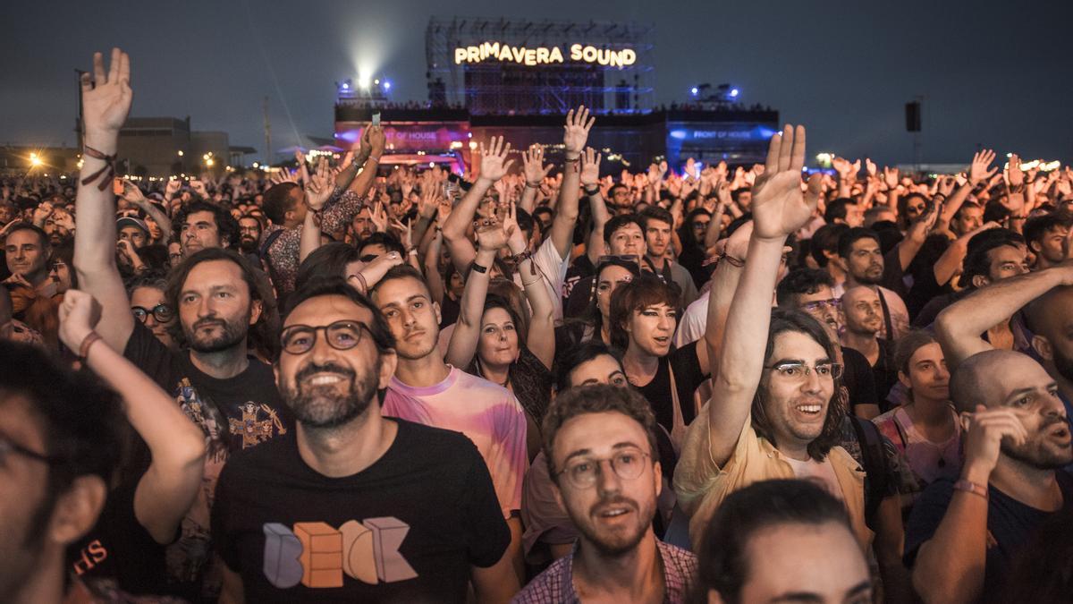 Público en uno de los conciertos del Primavera Sound 2022