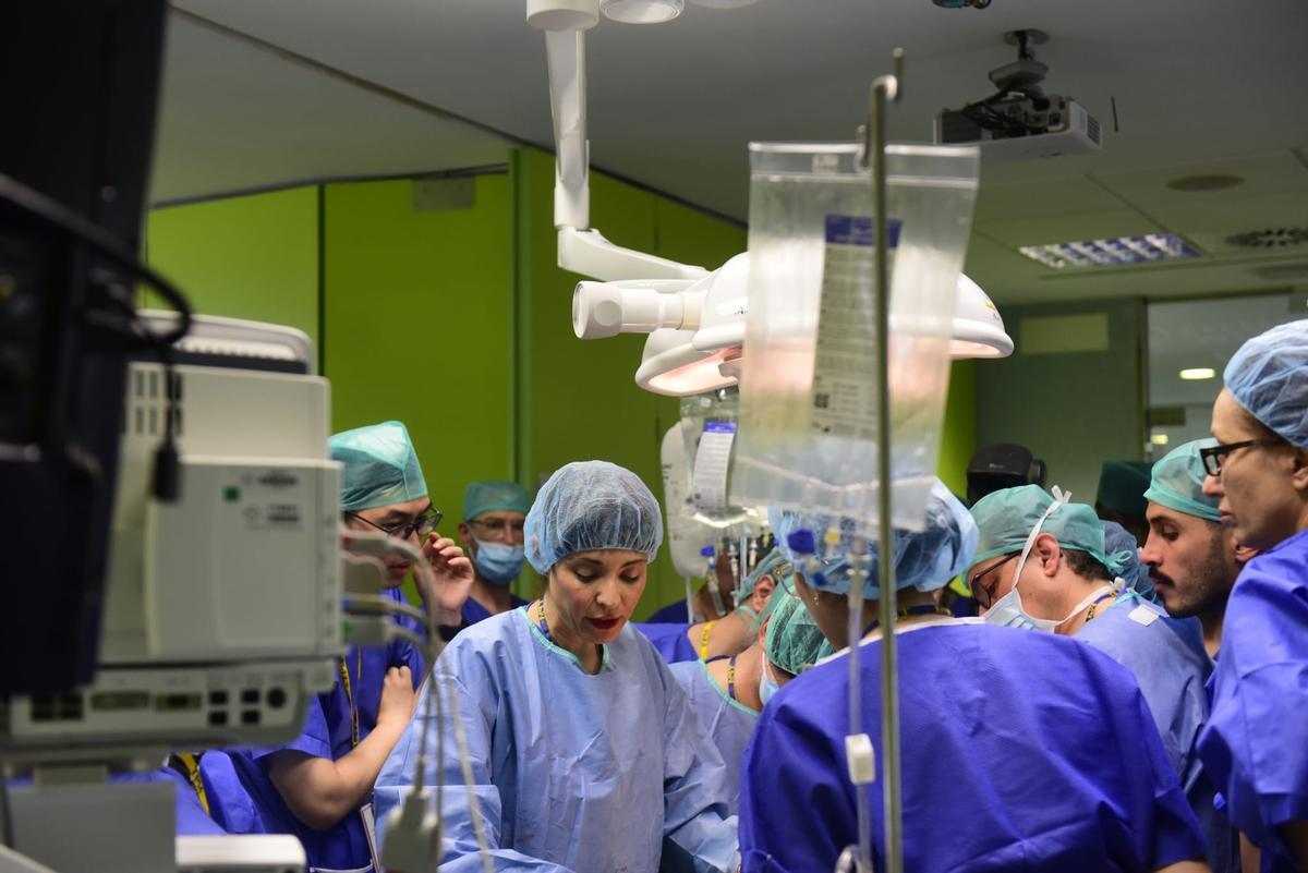 Simulación en el curso internacional en el Materno de A Coruña
