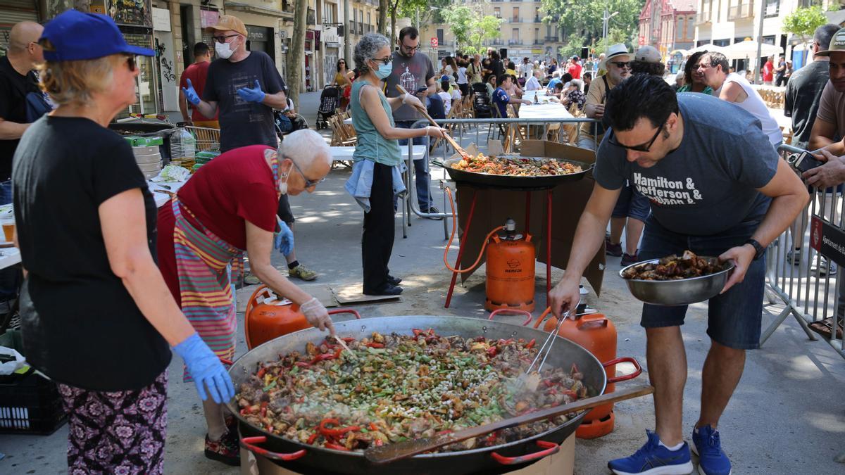 Fiesta reivindicativa de las entidades que prefieren la pacificación de la ronda, el pasado domingo.