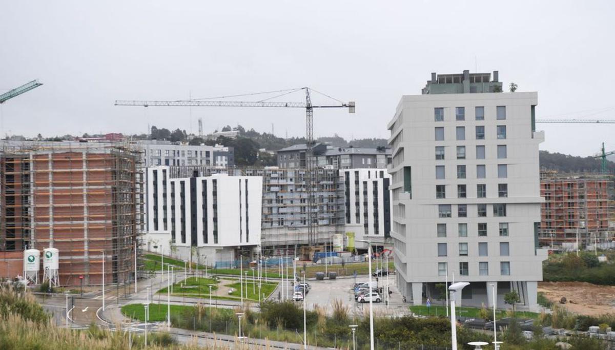 Imagen de archivo de obras en Xuxán. |  Carlos Pardellas