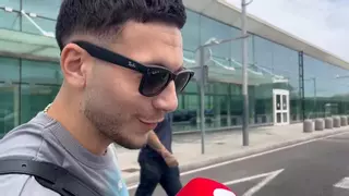 Roony Bardghji aterriza en Barcelona y atiende a SPORT