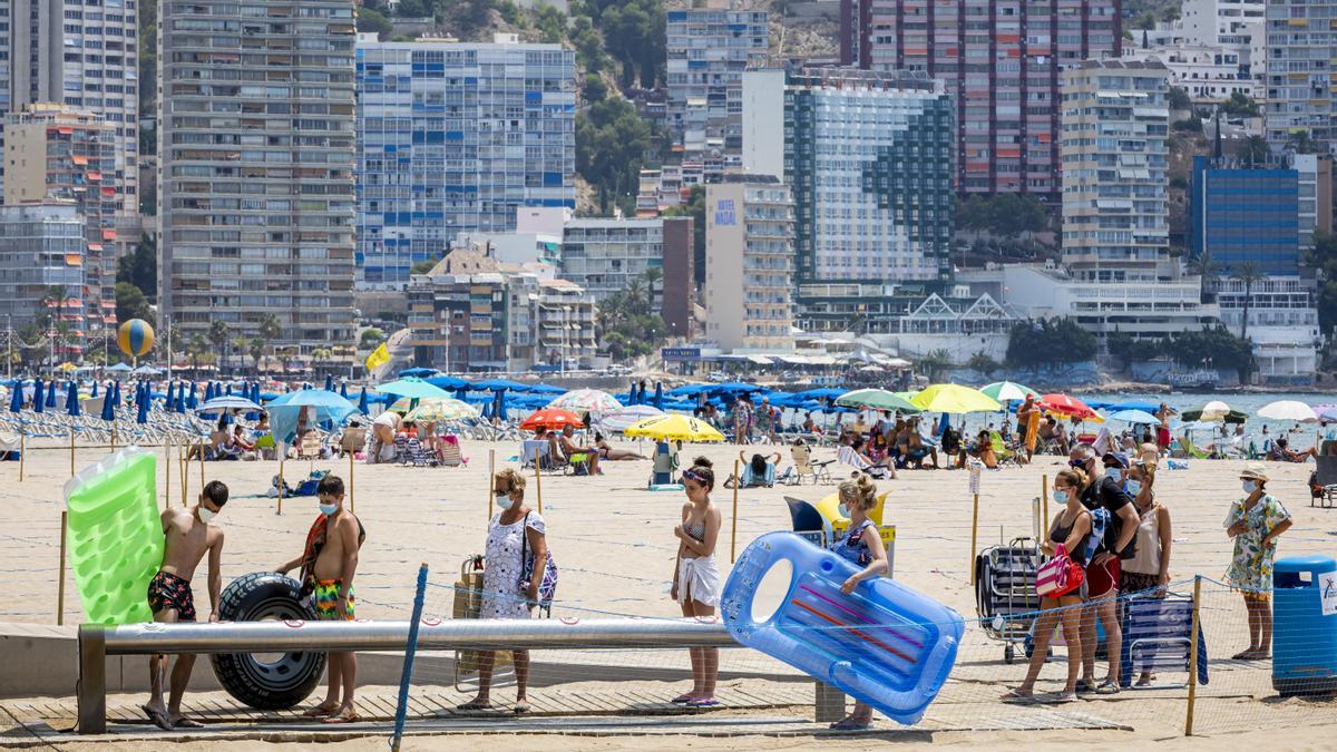 benidorm playa turismo covid