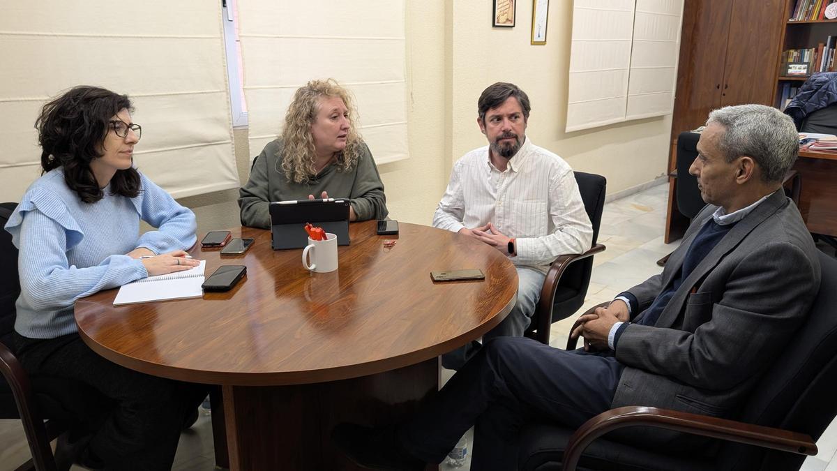 Reunión de CCOO de Extremadura con la delegación del pueblo saharaui.