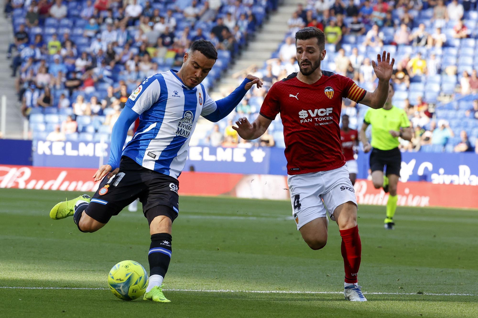 Raúl de Tomás, con el Espanyol.