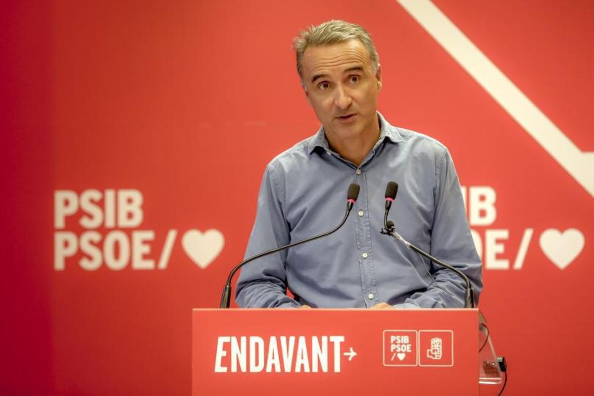 El senador, en su comparecencia de ayer.