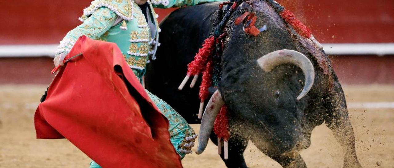 El torero El Fandi durante una faena reciente.