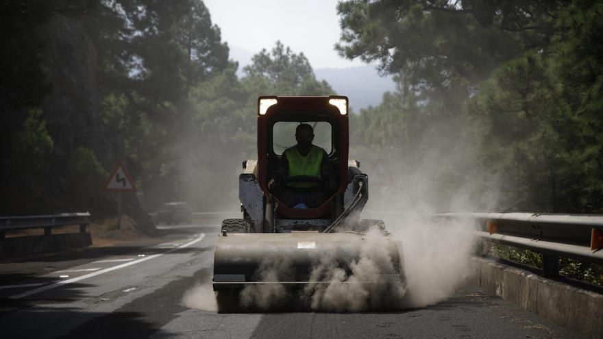 La ceniza del volcán Tajogaite: otro problema a la vista